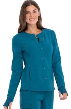 Cherokee Clearance Women's Solid Scrub Jacket -Medical Clothing Store 3 ck ck387a clearance 650
