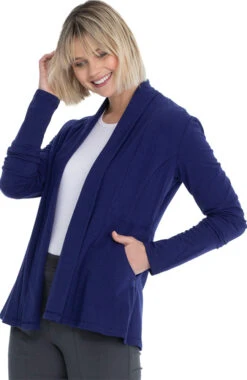 Clearance Women's Open-Front Solid Scrub Jacket 2 Clearance Women's Open-Front Solid Scrub Jacket -Medical Clothing Store 3 ck hs336 clearance 650