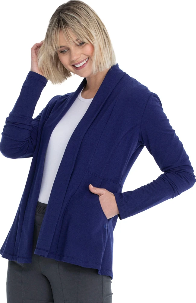 Clearance Women's Open-Front Solid Scrub Jacket Clearance Women's Open-Front Solid Scrub Jacket -Medical Clothing Store 3 ck hs336 clearance 650