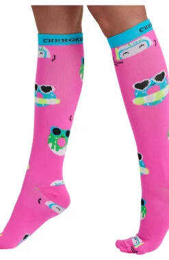 Cherokee Women's 8-12 MmHg Print Support Sock 2 Cherokee Women's 8-12 MmHg Print Support Sock -Medical Clothing Store 3 ck prtsupt 650