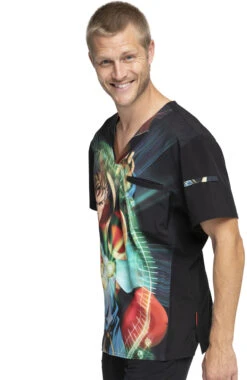 Cherokee Clearance Men's Doctor Strange Print Scrub Top -Medical Clothing Store 3 ck tf700 printclearance 650 4