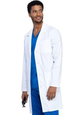 Men's 40" Notch Lapel Lab Coat -Medical Clothing Store 3 ck ww410ab 650