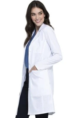 Women's 36" Notch Lapel Lab Coat 2 Women's 36" Notch Lapel Lab Coat -Medical Clothing Store 3 ck ww420ab 650