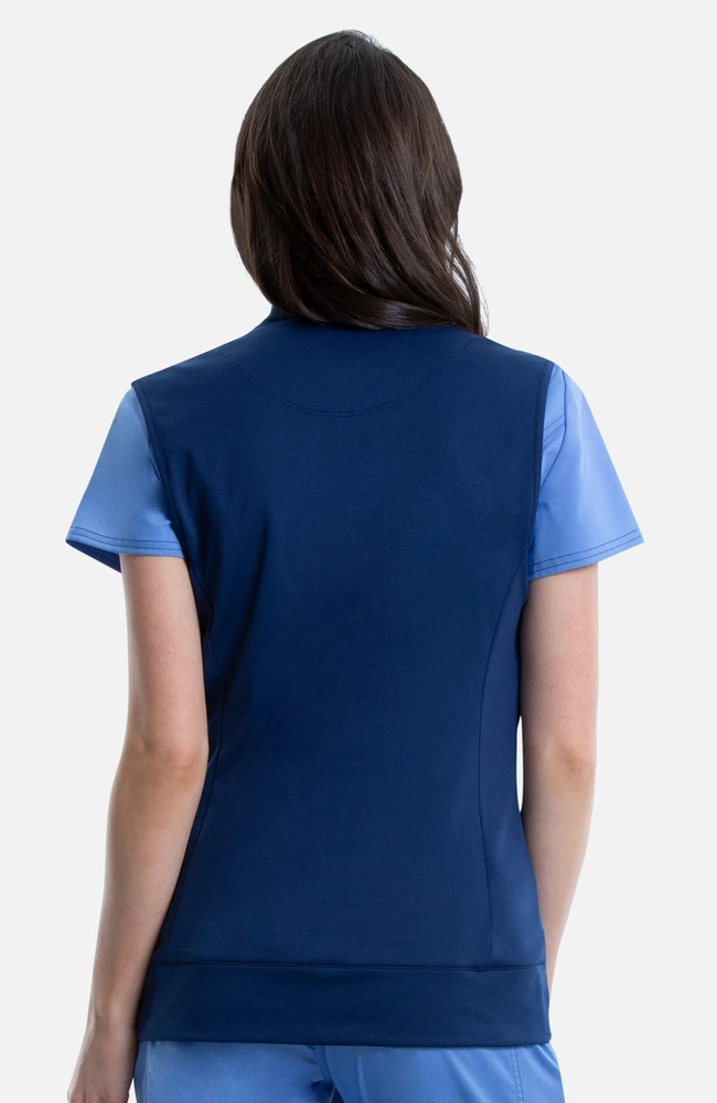 Women's Knit Solid Scrub Vest Women's Knit Solid Scrub Vest -Medical Clothing Store 3 ck ww521 650