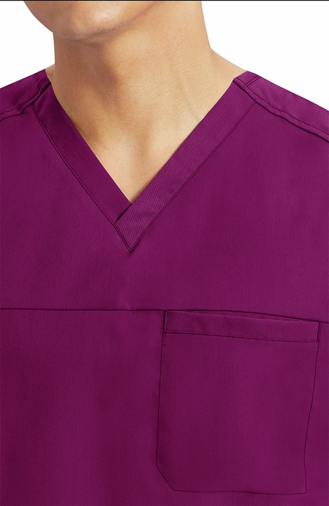 Men's Justin Solid Scrub Top Men's Justin Solid Scrub Top -Medical Clothing Store 3 hh 2330 650