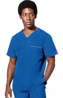 Men's Spencer V-Neck Scrub Top 2 Men's Spencer V-Neck Scrub Top -Medical Clothing Store 3 hh 2381 650