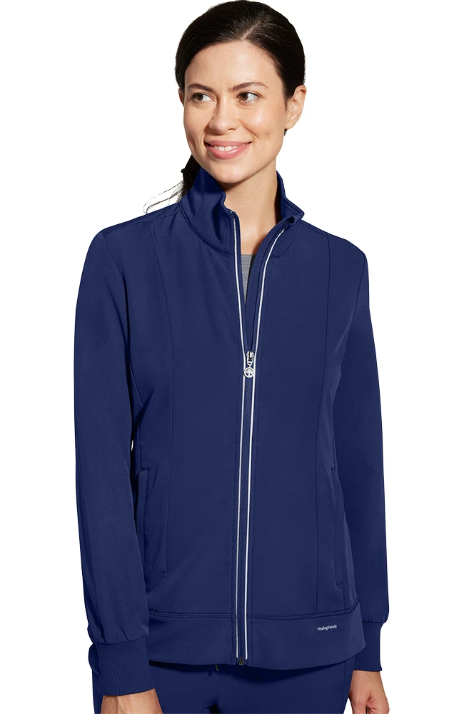 Women's Carly Stand Collar Jacket Women's Carly Stand Collar Jacket -Medical Clothing Store 3 hh 5068 650