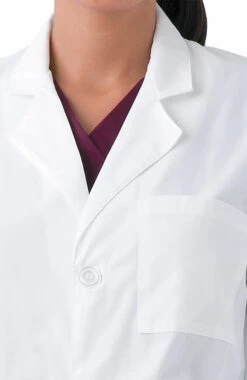 Unisex 3-Pocket Plain Back 39" Lab Coat -Medical Clothing Store 3 ln 3187 650