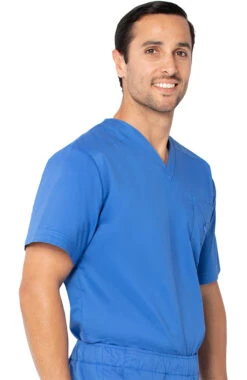 Clearance Stretch Men's By V-Neck Solid Scrub Top -Medical Clothing Store 3 ln 4098 clearance 650
