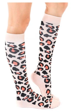 Unisex 15-20 MmHg Lightweight Leopard Print Compression Socks -Medical Clothing Store 3 lr 19cn 650