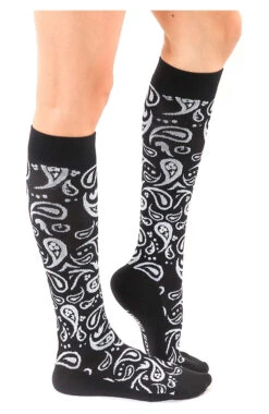 Unisex 15-20 MmHg Lightweight Bandana Print Compression Socks -Medical Clothing Store 3 lr 21cn 650