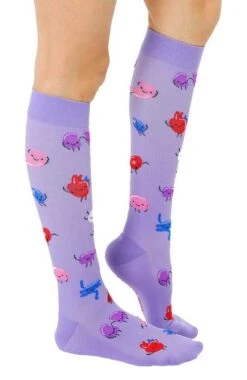 Unisex 15-20 Mmhg Lightweight Doctor Print Compression Socks -Medical Clothing Store 3 lr cn05 650