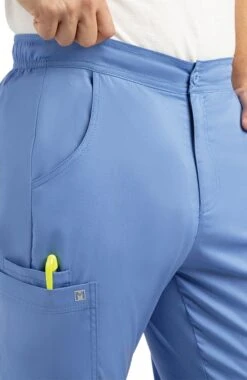 Clearance Men's Elastic Waistband Cargo Scrub Pant -Medical Clothing Store 3 mv 8501 clearance 650