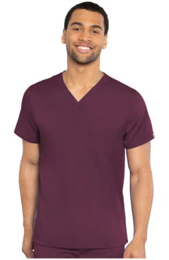 Men's Cadence Solid Scrub Top -Medical Clothing Store 3 pe 7478 650