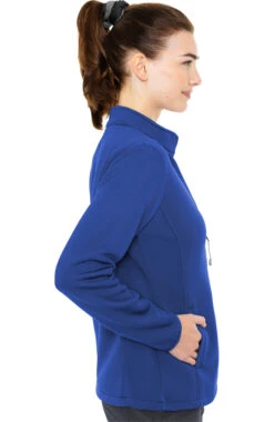 Women's Med Tech Zip Front Solid Scrub Jacket -Medical Clothing Store 3 pe 8684 650