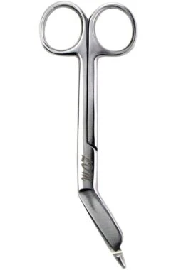4 1/2" Lister Stainless Steel Bandage Scissors With Clip 2 4 1/2" Lister Stainless Steel Bandage Scissors With Clip -Medical Clothing Store 3 pm 41 650