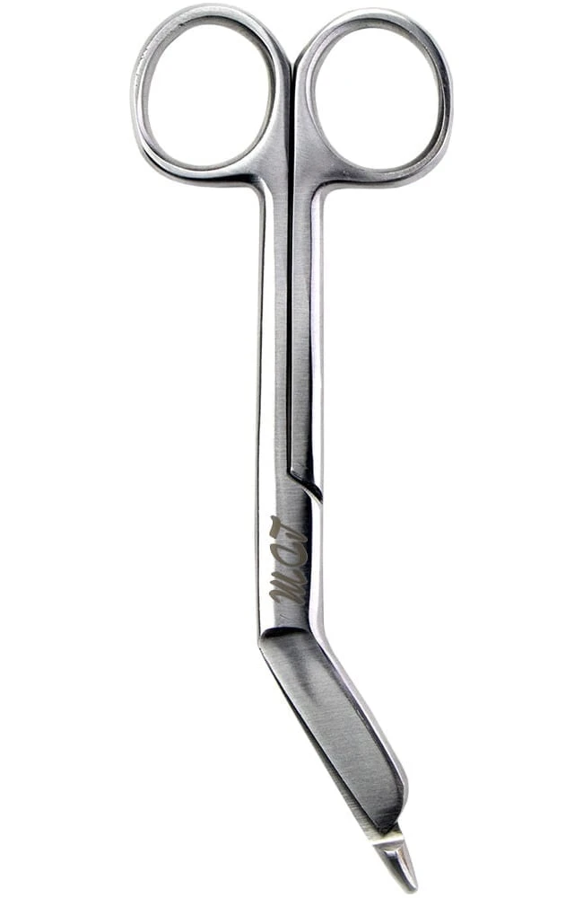 4 1/2" Lister Stainless Steel Bandage Scissors with Clip 4 1/2" Lister Stainless Steel Bandage Scissors With Clip -Medical Clothing Store 3 pm 41 650