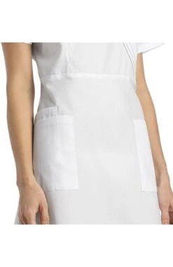 Women's Pleated Mock Wrap Scrub Dress -Medical Clothing Store 3 wc 8014 650