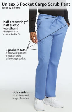 Unisex 5 Pocket Cargo Scrub Pant 3 Unisex 5 Pocket Cargo Scrub Pant -Medical Clothing Store 4 ah b2106 650
