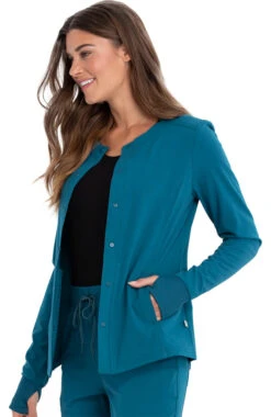 Cherokee Clearance Women's Solid Scrub Jacket -Medical Clothing Store 4 ck ck387a clearance 650