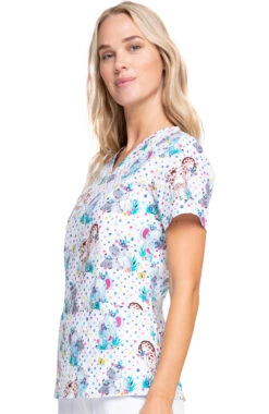 Cherokee Clearance Women's Jungle Babes Print Scrub Top -Medical Clothing Store 4 ck ck651 printclearance 650