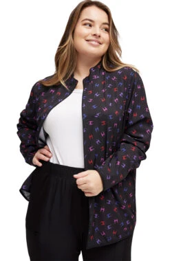 Clearance Women's Packable I Run This Castle Print Jacket 3 Clearance Women's Packable I Run This Castle Print Jacket -Medical Clothing Store 4 ck hs331 printclearance 650