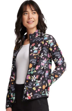 Cherokee Clearance Women's Packable Positive Vibes Print Jacket -Medical Clothing Store 4 ck tf320 printclearance 650