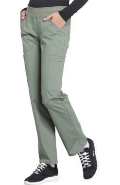 Clearance Women's Elastic Waistband Pull On Cargo Scrub Pant -Medical Clothing Store 4 ck ww170 clearance 650