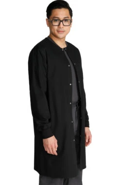 Unisex 40" Snap Front Lab Coat 3 Unisex 40" Snap Front Lab Coat -Medical Clothing Store 4 ck ww361 650