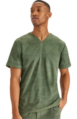 Men's Jack V-Neck Camo Scrub Top -Medical Clothing Store 4 hh 2360 650