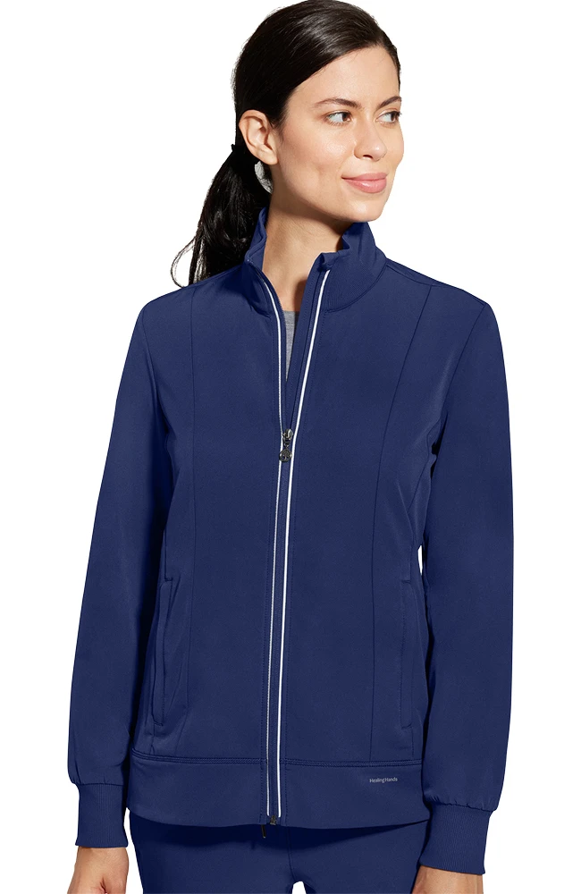 Women's Carly Stand Collar Jacket Women's Carly Stand Collar Jacket -Medical Clothing Store 4 hh 5068 650