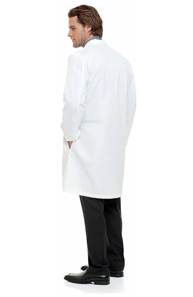 Men's 3-Pocket Full Length Poplin 41½" Lab Coat Men's 3-Pocket Full Length Poplin 41½" Lab Coat -Medical Clothing Store 4 ln 3145 650