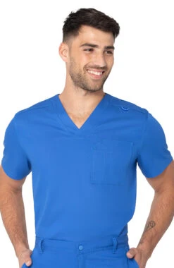 Clearance Men's Tuckable Solid Scrub Top -Medical Clothing Store 4 ln 9137ah clearance 650