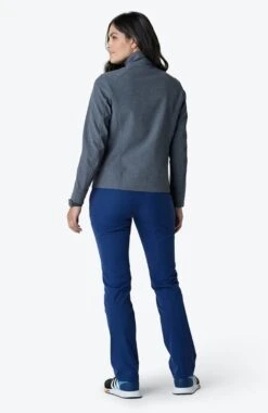 Women's Quantum 5-Pocket Full-Zip Jacket 3 Women's Quantum 5-Pocket Full-Zip Jacket -Medical Clothing Store 4 md sj11935 650