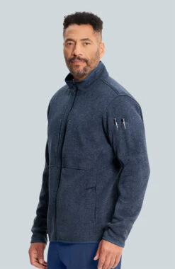 Men's Strata Full-Zip 6-Pocket Fleece Jacket -Medical Clothing Store 4 md sj22104 650