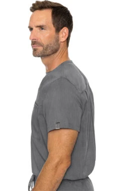 Men's Cadence Solid Scrub Top & Bowen Jogger Scrub Pant Set 3 Men's Cadence Solid Scrub Top & Bowen Jogger Scrub Pant Set -Medical Clothing Store 4 pe 6set 650