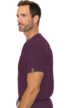 Men's Cadence Solid Scrub Top -Medical Clothing Store 4 pe 7478 650