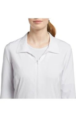 Women's Zip Front 32" Lab Coat -Medical Clothing Store 4 wc 2417 650