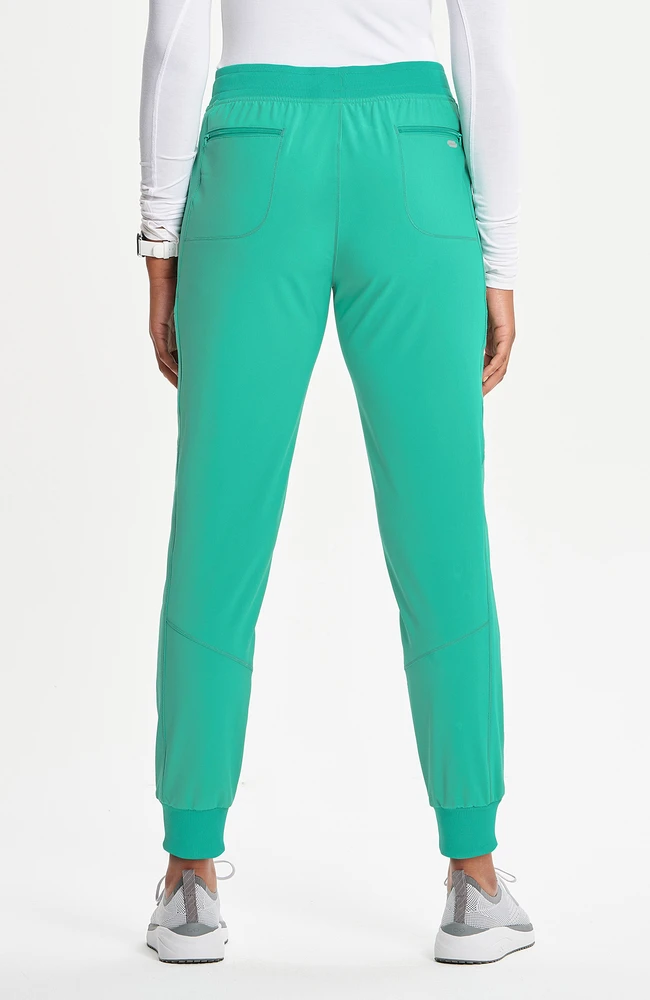 Women's Mid Rise Jogger Scrub Pant Cherokee Women's Mid Rise Jogger Scrub Pant -Medical Clothing Store 5 ck ck080a 650
