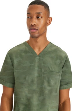 Men's Jack V-Neck Camo Scrub Top -Medical Clothing Store 5 hh 2360 650