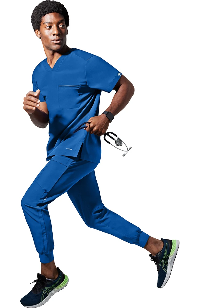 Men's Spencer V-Neck Scrub Top Men's Spencer V-Neck Scrub Top -Medical Clothing Store 5 hh 2381 650