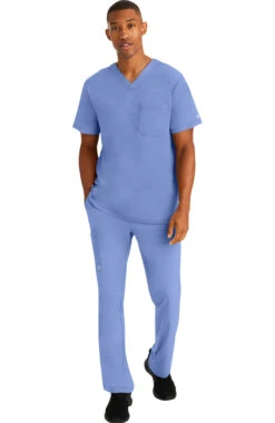 Clearance Men's Mason Solid Scrub Top -Medical Clothing Store 5 hh 2591 clearance 650