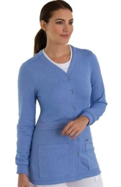 Clearance Women's Claire Button Front Solid Cardigan Scrub Jacket 4 Clearance Women's Claire Button Front Solid Cardigan Scrub Jacket -Medical Clothing Store 5 ko 440 clearance 650