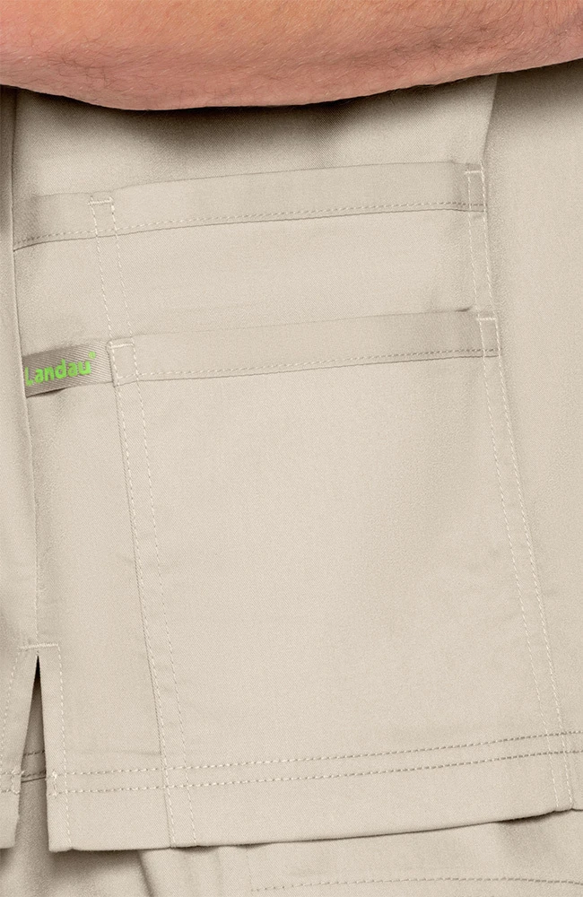 Men's V-Neck Chest Pocket Solid Scrub Top Men's V-Neck Chest Pocket Solid Scrub Top -Medical Clothing Store 5 ln 4253 650