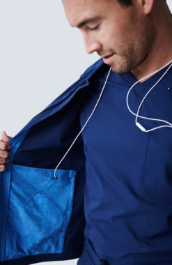 Men's Kinetic Bomber Solid Scrub Jacket -Medical Clothing Store 5 md sj21832 650