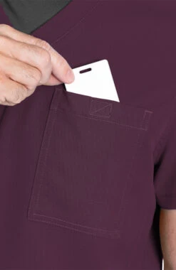 Men's Cadence Solid Scrub Top -Medical Clothing Store 5 pe 7478 650