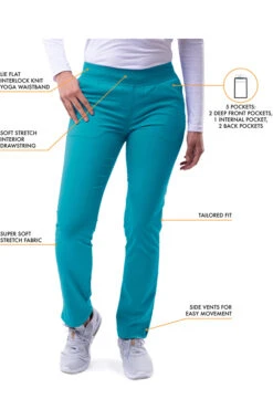 Clearance Women's Elastic Waistband Skinny Scrub Pant -Medical Clothing Store 6 adr p7102 clearance 650