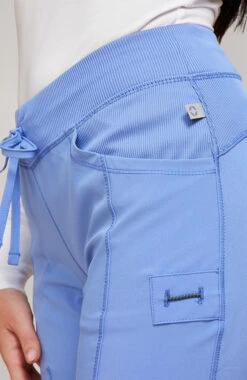 Cherokee Women's Mock Wrap Scrub Top & Straight Leg Scrub Pant Set -Medical Clothing Store 6 ck 15seta 650