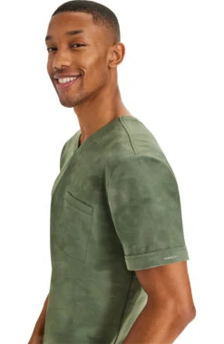 Men's Jack V-Neck Camo Scrub Top -Medical Clothing Store 6 hh 2360 650