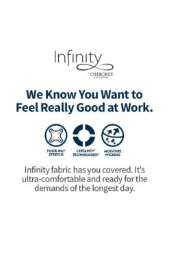 Cherokee Clearance Women's Zip Front Heart Print Scrub Jacket -Medical Clothing Store 7 ck ck309 printclearance 650 1